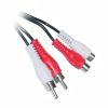 2 rca male to rca female audio extension cable